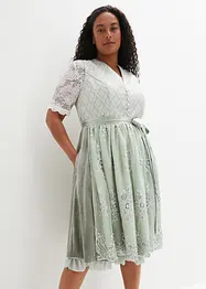 Dirndl met jacquard en borduursel (2-dlg. set), bonprix