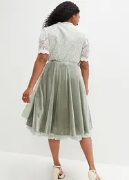 Dirndl met jacquard en borduursel (2-dlg. set), bonprix