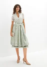 Dirndl blouse met kanten mouwen, bonprix