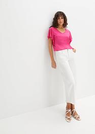 Shirt met volantmouwen, BODYFLIRT