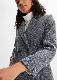 Korte coat in wollen look, bonprix