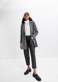 Korte coat in wollen look, RAINBOW