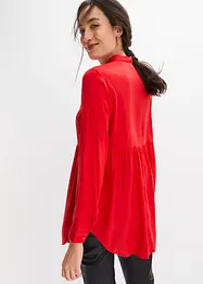 Lange blouse met knoopsluiting van viscose, bonprix