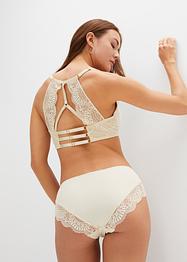 Voorgevormde beugel bh met sluiting voorop en gerecycled polyamide, BODYFLIRT