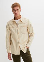 Twill overhemd met lange mouwen, loose fit, John Baner JEANSWEAR