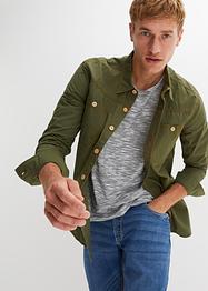 Twill overhemd met lange mouwen, loose fit, John Baner JEANSWEAR