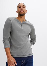 Longsleeve in layerlook met biologisch katoen, John Baner JEANSWEAR