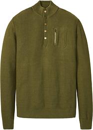 Trui met knoopsluiting, John Baner JEANSWEAR