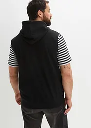 Sweatvest met capuchon in een zachte katoenmix, bonprix