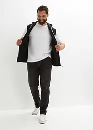Sweatvest met capuchon in een zachte katoenmix, bonprix