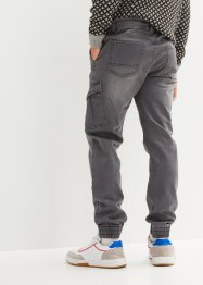 Regular fit jogging jeans met cargozakken, straight, bonprix