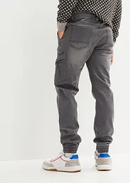 Regular fit jogging jeans met cargozakken, straight, bonprix