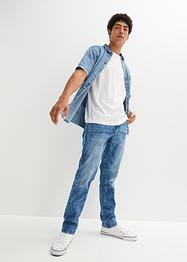 Regular fit stretch jeans, straight, RAINBOW