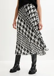 Chiffon rok met pied-de-poule, bonprix