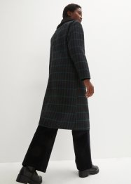 Lange jas in wollen look met teddy kraag, bpc bonprix collection