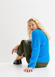 Wijde, fluffy trui, bpc bonprix collection