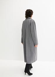 Lange jas in wollen look, bpc bonprix collection