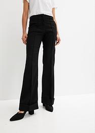 Flared broek met omslag, bpc selection premium