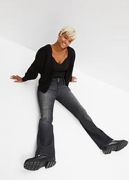 High waist flared jeans, RAINBOW