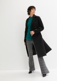 Winterse trenchcoat in wollen look, BODYFLIRT