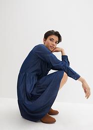 Denim tuniekjurk met kraag, John Baner JEANSWEAR