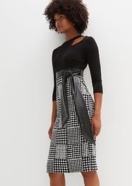 Midi jurk met riem, BODYFLIRT boutique