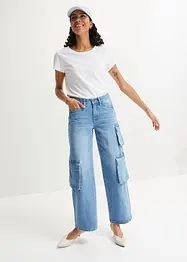 Cargo jeans van puur katoen, bonprix