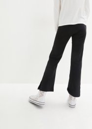 Meisjes wijd uitlopende broek met splitten, bpc bonprix collection