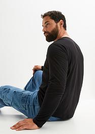 Henley shirt (set van 2), lange mouw, bpc bonprix collection
