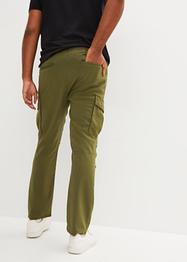Loose fit stretch cargo broek, straight, RAINBOW