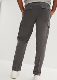 Cargo broek met bandplooien, bpc selection