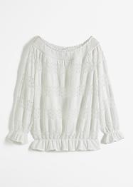 Carmen-shirt met kant, BODYFLIRT