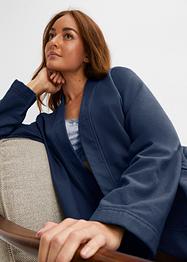 Badjas van sweat met frotté binnenin, bpc bonprix collection
