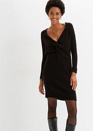 Gebreide jurk met wikkeleffect, BODYFLIRT boutique