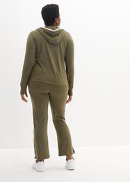 Stretch joggingpak van katoen (2-dlg. set), bpc bonprix collection