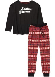 Pyjama met oversized shirt en cadeauzakje (3-dlg. set), bpc bonprix collection
