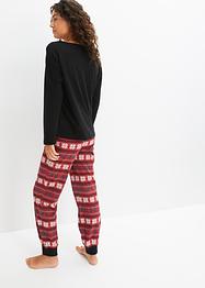 Pyjama met oversized shirt en cadeauzakje (3-dlg. set), bpc bonprix collection