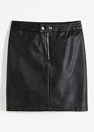 Imitatieleren rok met ritssluiting, RAINBOW