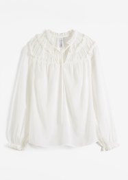 Transparante blouse met ruches, RAINBOW