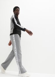 Joggingpak met sweater en wijde broek (2-dlg. set), bpc bonprix collection