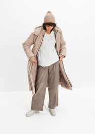 Lange puffer jas in oversized model met ritssluiting opzij, bpc bonprix collection