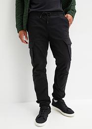 Regular fit instap thermobroek met cargozakken, straight, RAINBOW