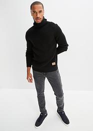Regular fit stretch jeans, tapered, RAINBOW