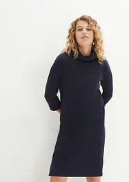 Oversized jurk met wijde kraag, bonprix