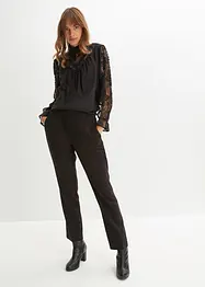 Blouse met kant, bonprix