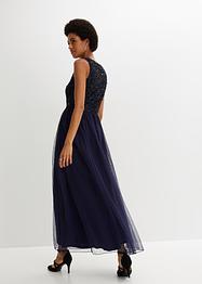 Jurk met glitter en mesh, BODYFLIRT boutique