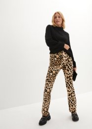 Stretch broek met luipaardprint, bpc selection