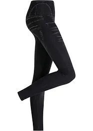 Corrigerende naadloze legging in denim look, sterk corrigerend, bonprix