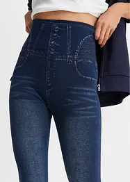 Corrigerende naadloze legging in denim look, sterk corrigerend, bpc bonprix collection