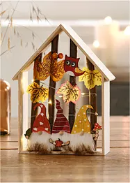 LED ornament huis met kabouters, bonprix